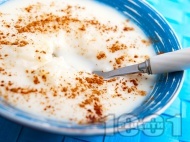 Рецепта Лесно мляко с ориз и канела (сутляш)